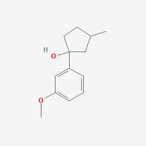 1-(3-Methoxyphenyl)-3-methylcyclopentan-1-ol