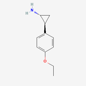 (1R,2S)-2-(4-Ethoxyphenyl)cyclopropan-1-amine