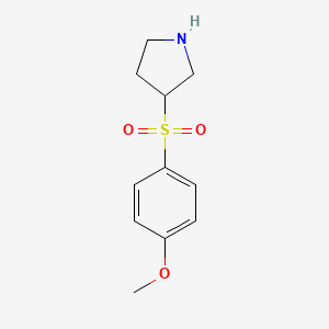 3-(4-Methoxybenzenesulfonyl)pyrrolidine