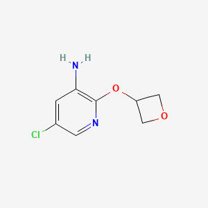 5-Chloro-2-(oxetan-3-yloxy)pyridin-3-amine