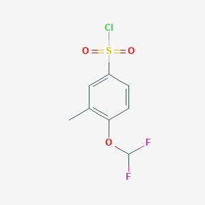 4-(Difluoromethoxy)-3-methylbenzene-1-sulfonyl chloride