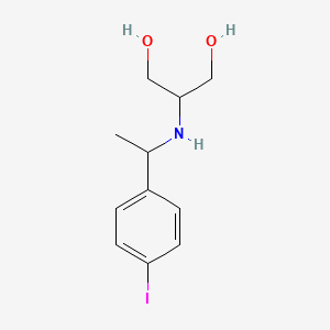 2-{[1-(4-Iodophenyl)ethyl]amino}propane-1,3-diol