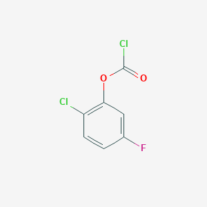 2-Chloro-5-fluorophenyl chloroformate