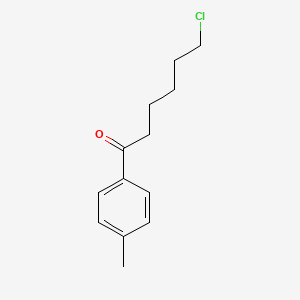 molecular formula C13H17ClO B1324654 6-氯-1-(4-甲基苯基)-1-氧己烷 CAS No. 898785-32-5