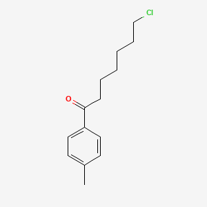 B1324655 7-Chloro-1-(4-methylphenyl)-1-oxoheptane CAS No. 898785-35-8