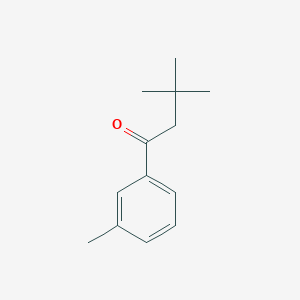 molecular formula C13H18O B1324659 3',3,3-三甲基丁基苯甲酮 CAS No. 898785-50-7