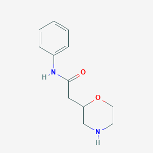 2-(Morpholin-2-YL)-N-phenylacetamide