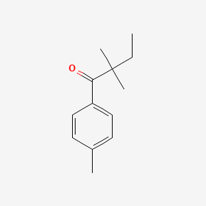 molecular formula C13H18O B1324664 4',2,2-三甲基丁基苯甲酮 CAS No. 167760-72-7