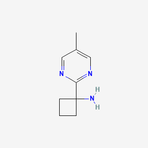 1-(5-Methylpyrimidin-2-yl)cyclobutan-1-amine