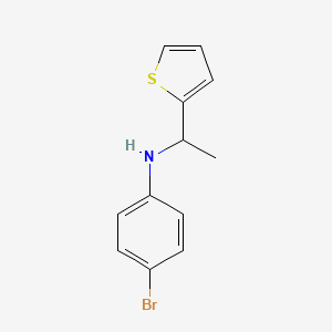 4-Bromo-N-[1-(thiophen-2-YL)ethyl]aniline