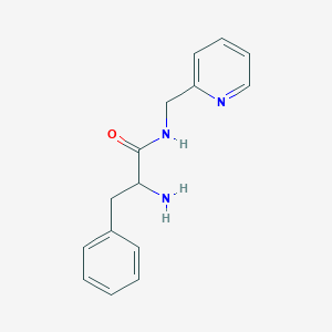 2-Amino-3-phenyl-N-[(pyridin-2-yl)methyl]propanamide