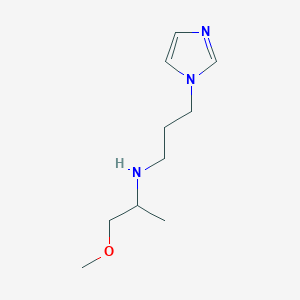 [3-(1H-Imidazol-1-yl)propyl](1-methoxypropan-2-yl)amine