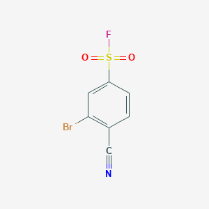 3-Bromo-4-cyanobenzene-1-sulfonyl fluoride