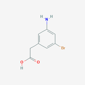 2-(3-Amino-5-bromophenyl)acetic acid