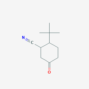 2-Tert-butyl-5-oxocyclohexane-1-carbonitrile