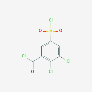 2,3-Dichloro-5-(chlorosulfonyl)benzoyl chloride