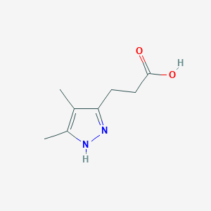 3-(3,4-dimethyl-1H-pyrazol-5-yl)propanoic acid