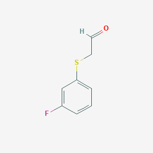 2-[(3-Fluorophenyl)sulfanyl]acetaldehyde