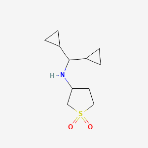 3-[(Dicyclopropylmethyl)amino]-1lambda6-thiolane-1,1-dione