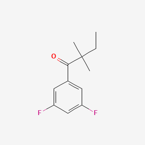 B1324694 3',5'-Difluoro-2,2-dimethylbutyrophenone CAS No. 898766-06-8