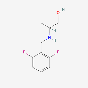 2-{[(2,6-Difluorophenyl)methyl]amino}propan-1-ol