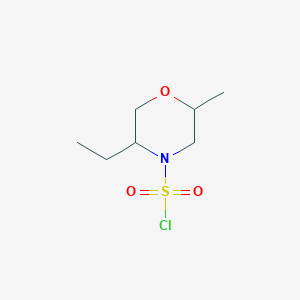 5-Ethyl-2-methylmorpholine-4-sulfonyl chloride