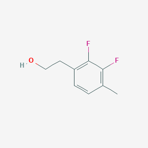 molecular formula C9H10F2O B13247080 2-(2,3-Difluoro-4-methylphenyl)ethan-1-ol 