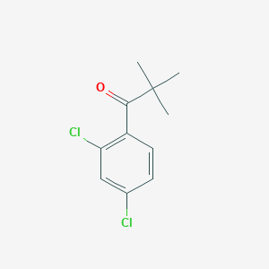 B1324711 2',4'-Dichloro-2,2-dimethylpropiophenone CAS No. 898766-57-9