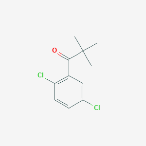 molecular formula C11H12Cl2O B1324712 2',5'-Dichloro-2,2-dimethylpropiophenone CAS No. 898766-60-4