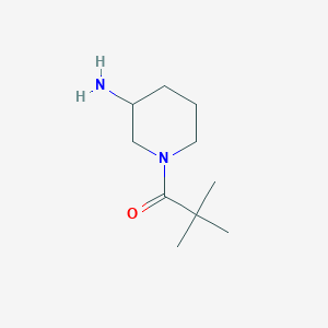 1-(3-Aminopiperidin-1-yl)-2,2-dimethylpropan-1-one