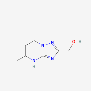 {5,7-dimethyl-4H,5H,6H,7H-[1,2,4]triazolo[1,5-a]pyrimidin-2-yl}methanol