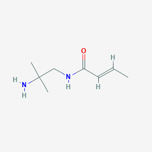 (2E)-N-(2-Amino-2-methylpropyl)but-2-enamide