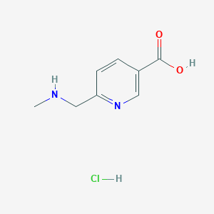 6-[(Methylamino)methyl]pyridine-3-carboxylic acid hydrochloride