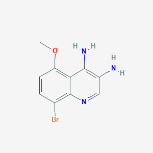 8-Bromo-5-methoxyquinoline-3,4-diamine