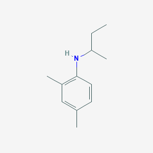 molecular formula C12H19N B13247238 N-(butan-2-yl)-2,4-dimethylaniline 