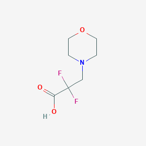 2,2-Difluoro-3-(morpholin-4-yl)propanoic acid