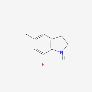 7-fluoro-5-methyl-2,3-dihydro-1H-indole