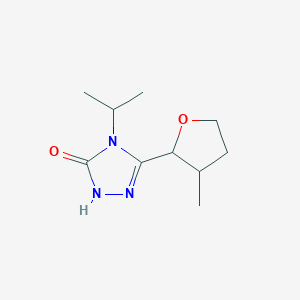 3-(3-Methyloxolan-2-yl)-4-(propan-2-yl)-4,5-dihydro-1H-1,2,4-triazol-5-one