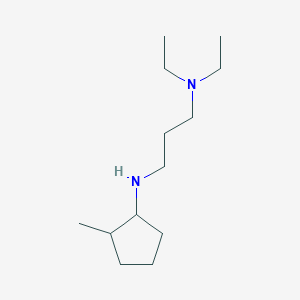 molecular formula C13H28N2 B13247338 Diethyl({3-[(2-methylcyclopentyl)amino]propyl})amine 