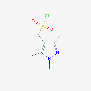 (trimethyl-1H-pyrazol-4-yl)methanesulfonyl chloride