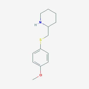 2-(4-Methoxy-phenylsulfanylmethyl)-piperidine