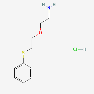 2-(2-(Phenylthio)ethoxy)ethan-1-amine hydrochloride