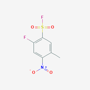 2-Fluoro-5-methyl-4-nitrobenzene-1-sulfonyl fluoride