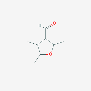 2,4,5-Trimethyloxolane-3-carbaldehyde