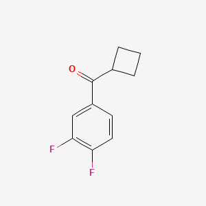 B1324748 Cyclobutyl 3,4-difluorophenyl ketone CAS No. 898791-28-1