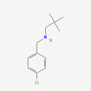 [(4-Chlorophenyl)methyl](2,2-dimethylpropyl)amine