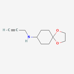 N-(Prop-2-YN-1-YL)-1,4-dioxaspiro[4.5]decan-8-amine