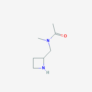 N-[(Azetidin-2-yl)methyl]-N-methylacetamide