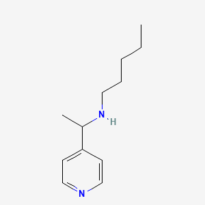 Pentyl[1-(pyridin-4-YL)ethyl]amine