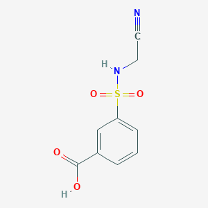 3-[[(Cyanomethyl)amino]sulfonyl]benzoic acid